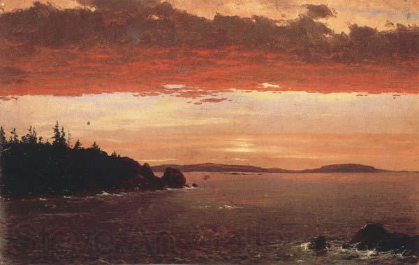 Frederic E.Church Schoodic Peninsula from Mount Desert at Sunrise